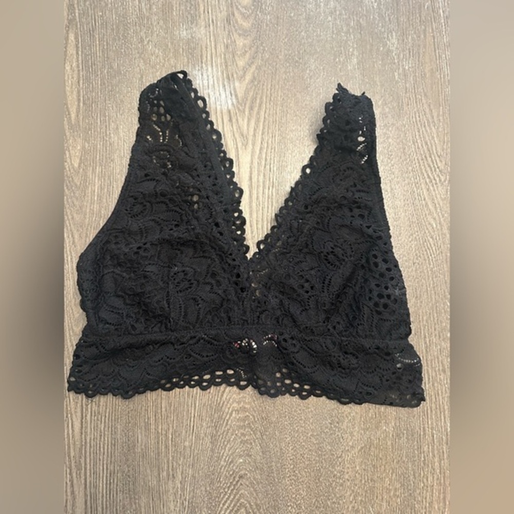 ALTARD STATE BLACK LACE BRALETTE - Size Medium SKU:541